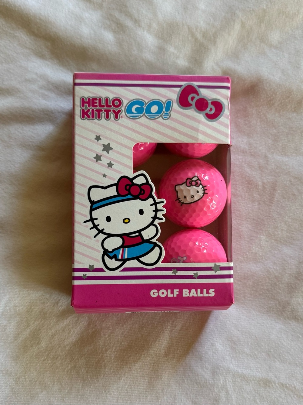 Hello Kitty golf balls